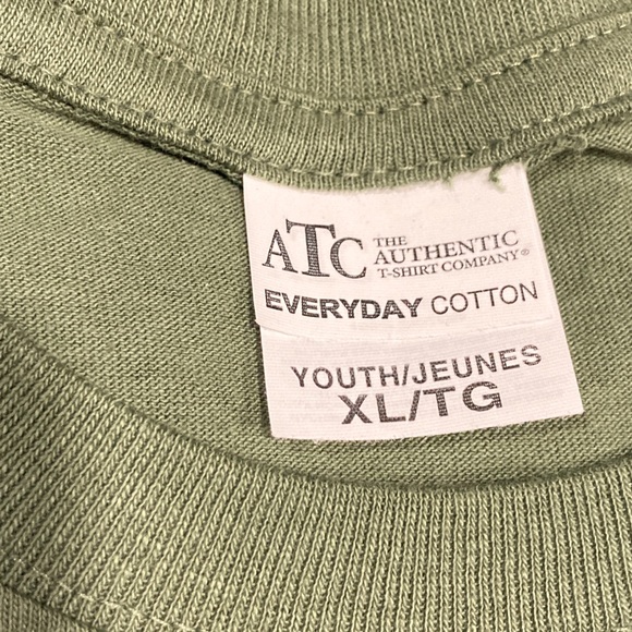 🔥4 for $20🔥NWOT authentic T-shirt company olive green t-shirt Mix and match!!! - Picture 5 of 6